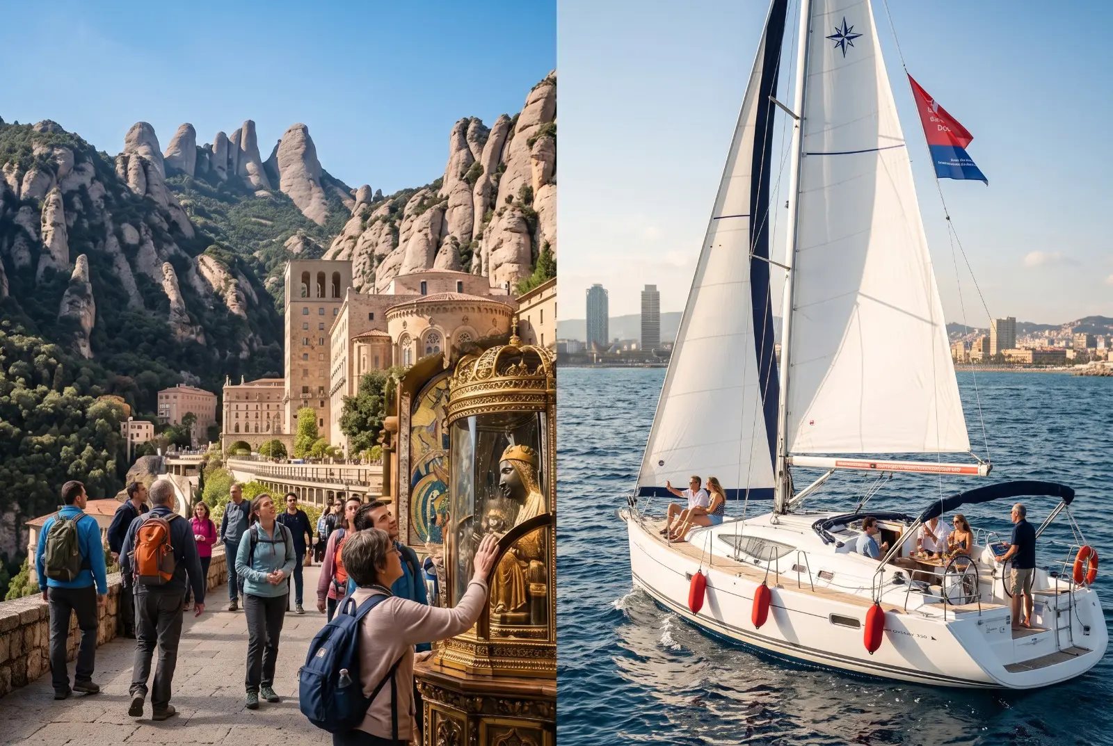 Montserrat Guided Tour + Sailing Experience