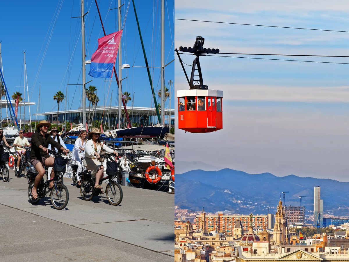 E-bike Guided Tour, Cable Car & Sailing Experience
