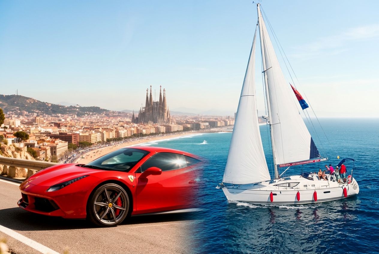 Drive & Sail — Ferrari Tour & Sailing Experience